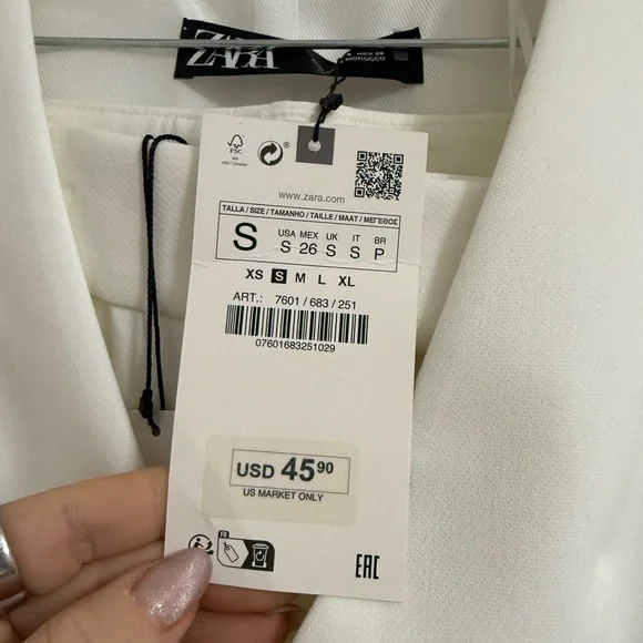 Elegant White Women's Vest & Pant Set - Picture 7 of 11